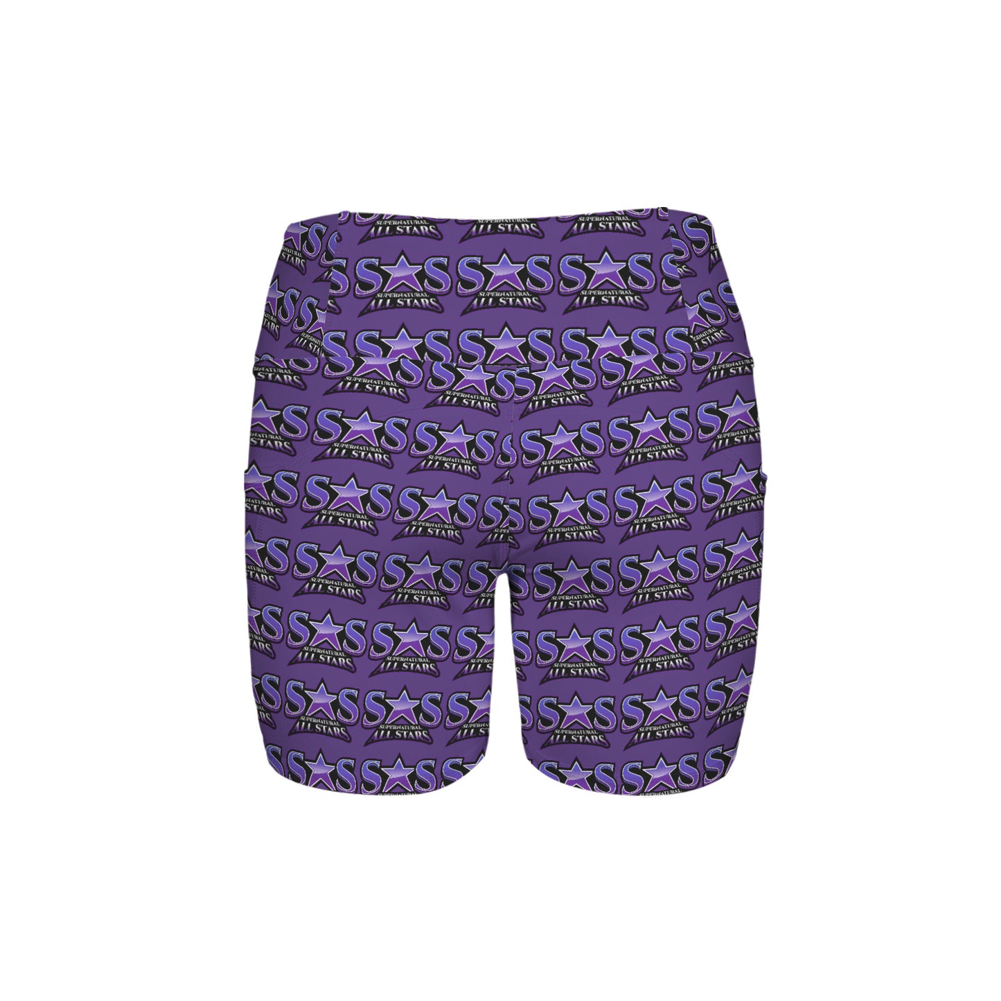 High Waist Deep Pockets Yoga Shorts