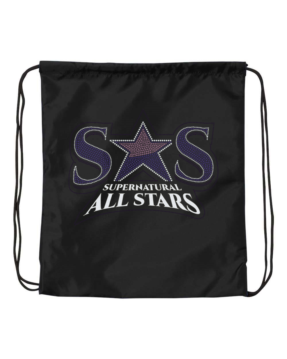 Rhinestones Supernatural Allstars - Stones Plus Glitter Drawstring Bag