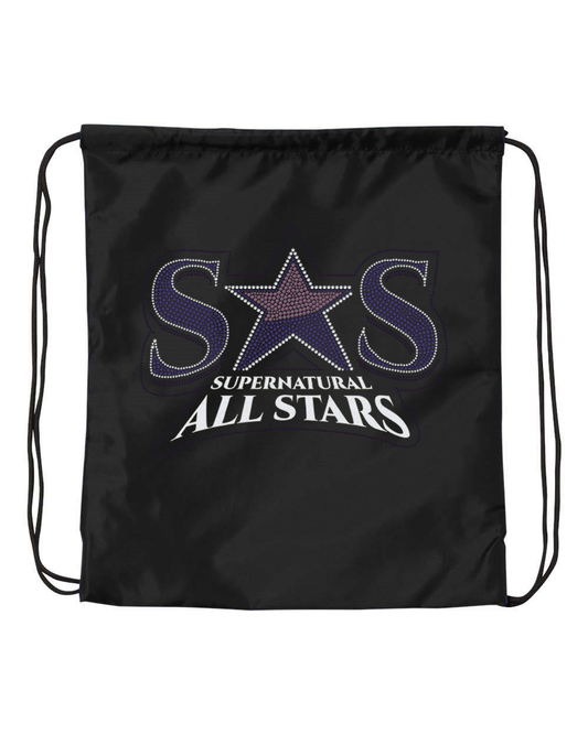 Rhinestones Supernatural Allstars - Stones Plus Glitter Drawstring Bag