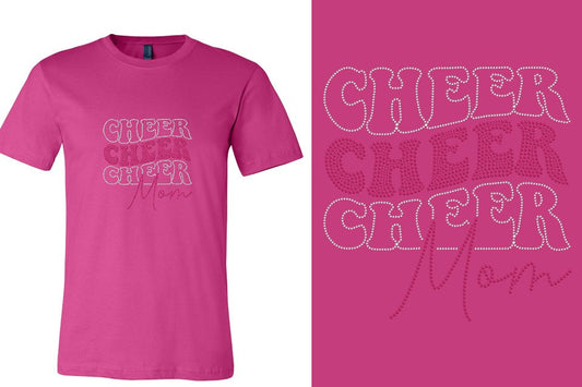 Rhinestones Cheer Mom Unisex t-shirt