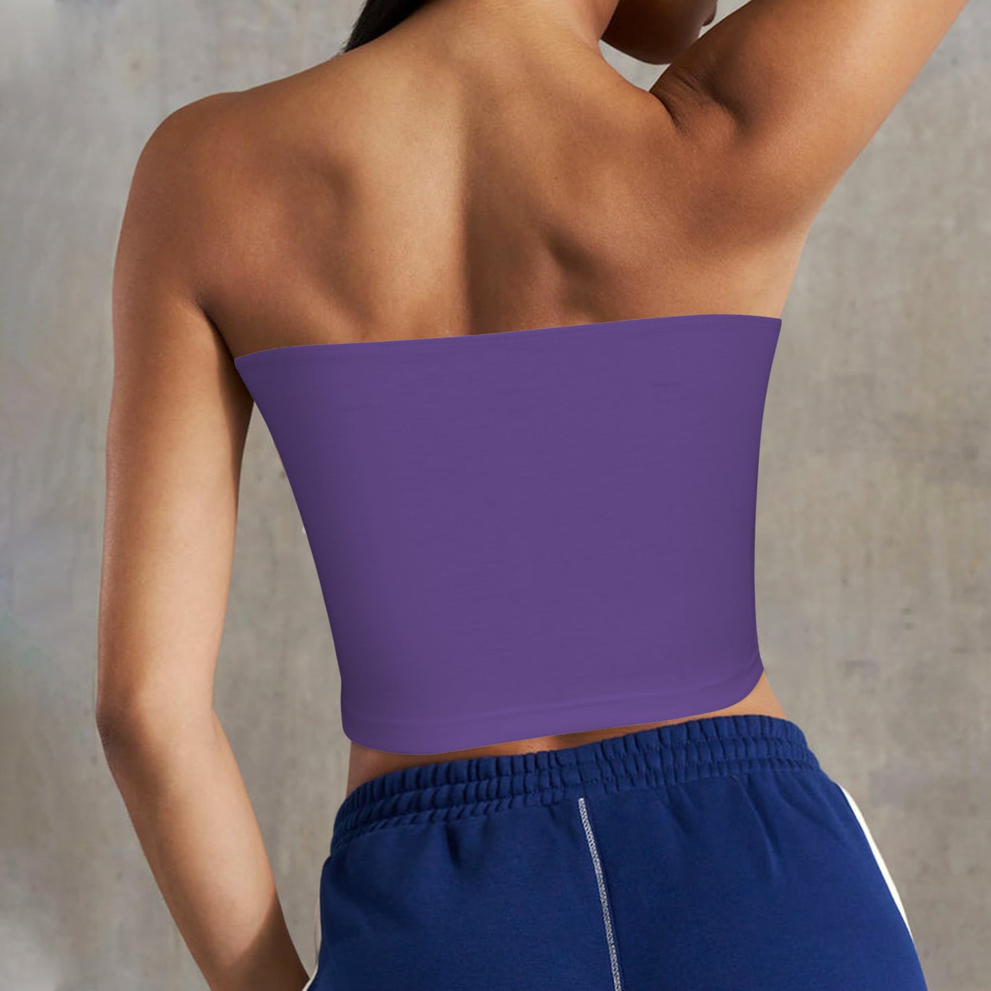 Backless Tube Crop Top